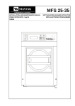 Maytag Dishwasher MFS 25-35 User's Manual