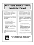 Maytag MDG75PNH User's Manual