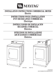 Maytag MDE17MN User's Manual