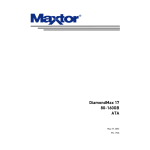 Maxtor maxtor 80-160GB User's Manual