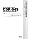 Maxtor CDR-04S User's Manual