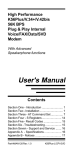 MaxTech Plug & Play Internal Voice/FAX/Data/SVD Modem User's Manual