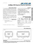 Maxim MAX4888A User's Manual