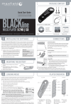Maxfield BLACKline Music-Player User's Manual