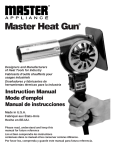Master Appliance PH-1100 User's Manual