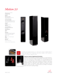 MartinLogan Home Theater System 20 User's Manual