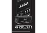 Marshall VBA400 User's Manual