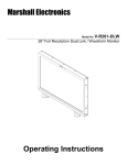 Marshall electronic V-R261-DLW User's Manual