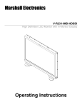 Marshall electronic V-R231-IMD-HDSDI User's Manual