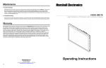 Marshall electronic V-R201-IMD-TE User's Manual