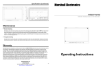 Marshall electronic V-R201P-AFHD User's Manual