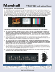 Marshall electronic V-R53P-SDI User's Manual
