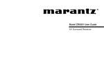 Marantz ZR6001 User's Manual