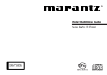 Marantz SA8400 User's Manual