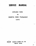 Mamiya C220 Instruction Manual