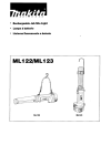 Makita ML122 User's Manual