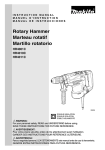 Makita HR4001C User's Manual