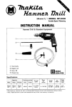 Makita HP1030 User's Manual