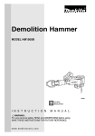 Makita HM1500B User's Manual