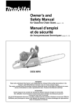 Makita DCS 9010 User's Manual
