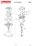 Makita BO455 User's Manual