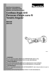 Makita BDA340 User's Manual