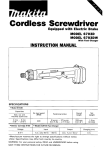 Makita 6703D User's Manual