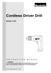 Makita 6176D User's Manual