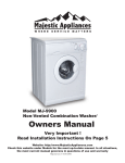 Majestic Appliances MJ-9900 User's Manual