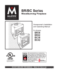 Majestic Appliances BC36 User's Manual
