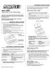Maha Energy MH-C490F User's Manual