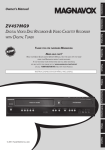Magnavox ZV457MG9 User's Manual