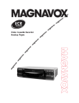 Magnavox VCRVR400BMG User's Manual