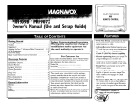 Magnavox PRI909B User's Manual