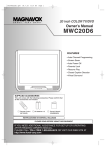 Magnavox MWC20D6 Owner's Manual