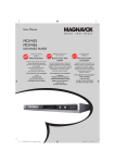 Magnavox mdv436 User's Manual