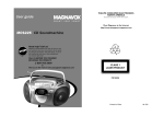 Magnavox MCS225 User's Manual
