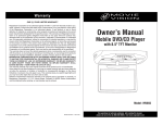 Magnadyne MV855 User's Manual