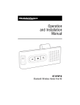 Magnadyne MobileVision BT-HFKP10 User's Manual