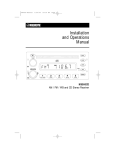 Magnadyne M9900CD User's Manual