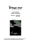 Magic Chef MCCF5WBX User's Manual