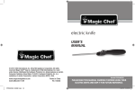 Magic Chef PRVMCEK User's Manual