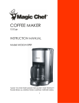 Magic Chef MCSCM12PST User's Manual