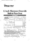 Magic Chef MCP13E1ST User's Manual