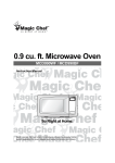 Magic Chef MCD990BF User's Manual