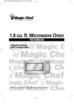 Magic Chef MCD18G1W User's Manual
