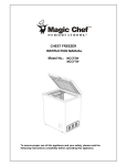 Magic Chef MCCF5W User's Manual