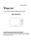 Magic Chef MCC1010STG User's Manual