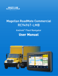 Magellan RoadMate RC-9496T Operating Instructions