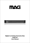 Mag Digital CCB7707 User's Manual